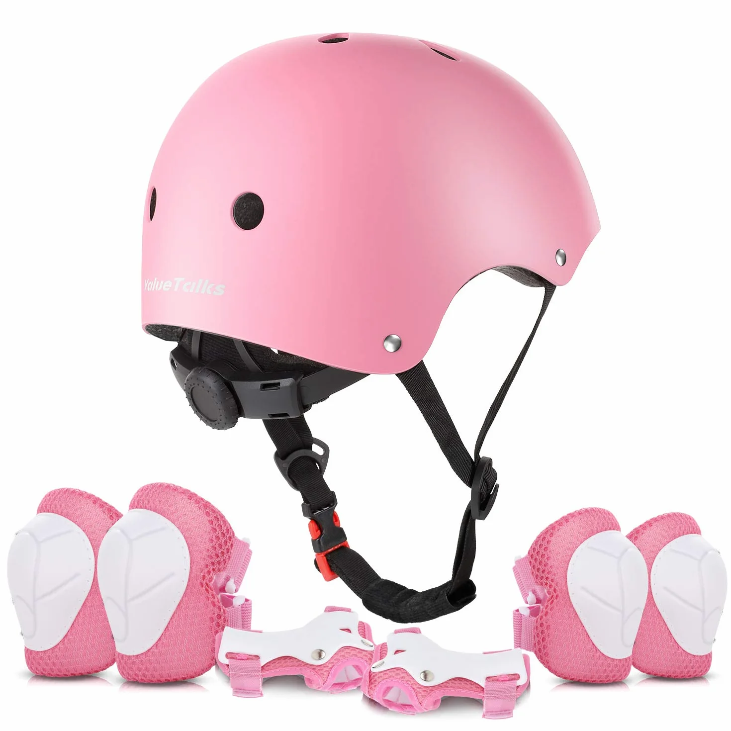 Equipo de Protección Infantil para Ciclismo Monopatín Patinaje Casco Protecciones
