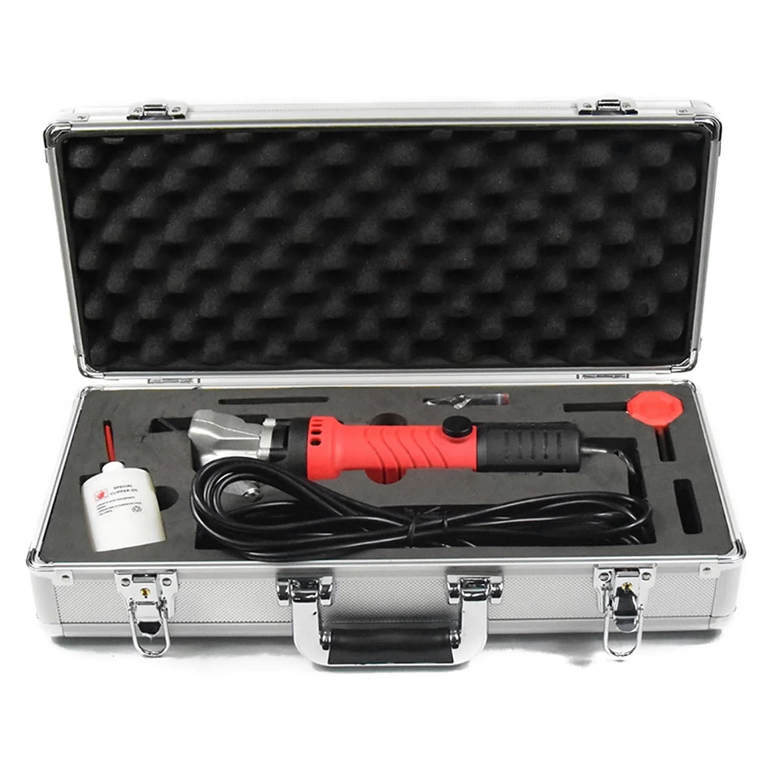Esquiladoras para ovejas, Máquina esquiladora de ovejas de 380W con 1 Juego de cuchillas cortadoras de ovejas de 13T, tijeras eléctricas de lana, máquinas de ovejas en caja de aluminio Para caballos,