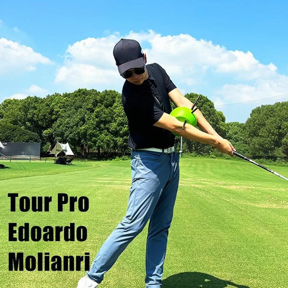 Ayuda para entrenamiento de golf, corrección de postura, ajuste seguro, alineación de brazos