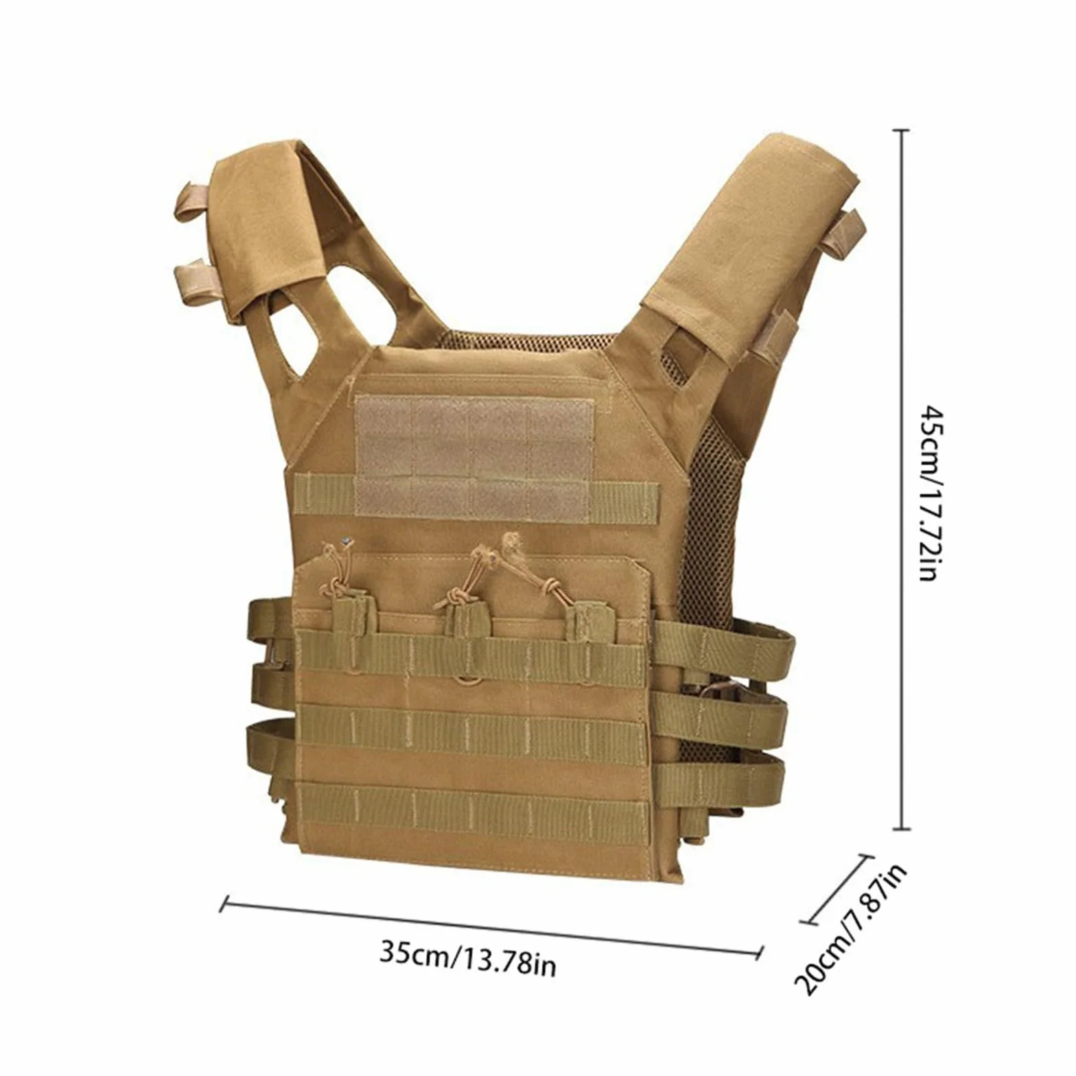 Chaleco táctico portador de pecho ligero airsoft paintball caza
