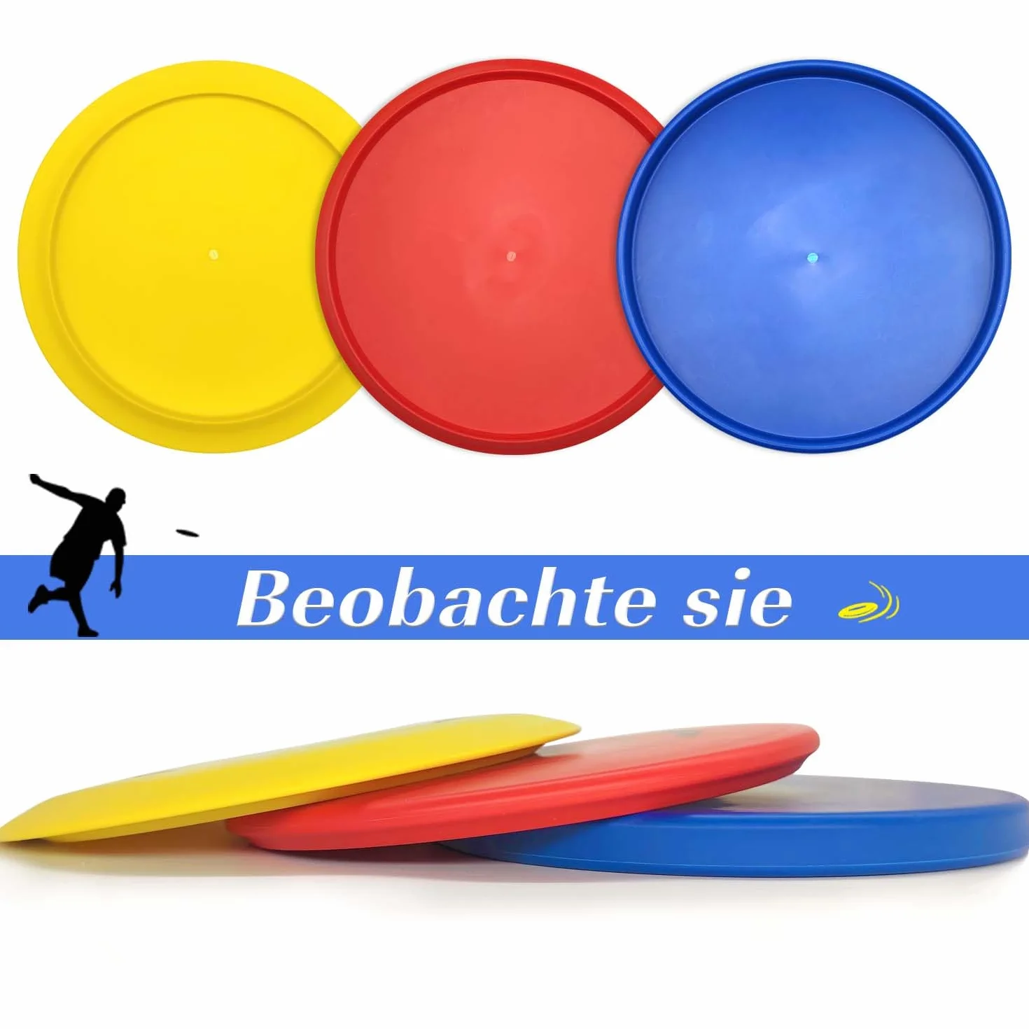 Juego de 6 discos de golf profesionales para adultos y niños