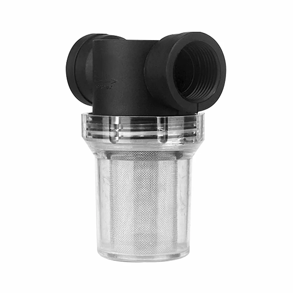 Filtro de Malla de Acero Inoxidable para Bomba, 1 Filtro de Malla en línea 1/2", 3/4" y 1", for tuberías riego Alto caudal, Conectores for jardinería(3/4")