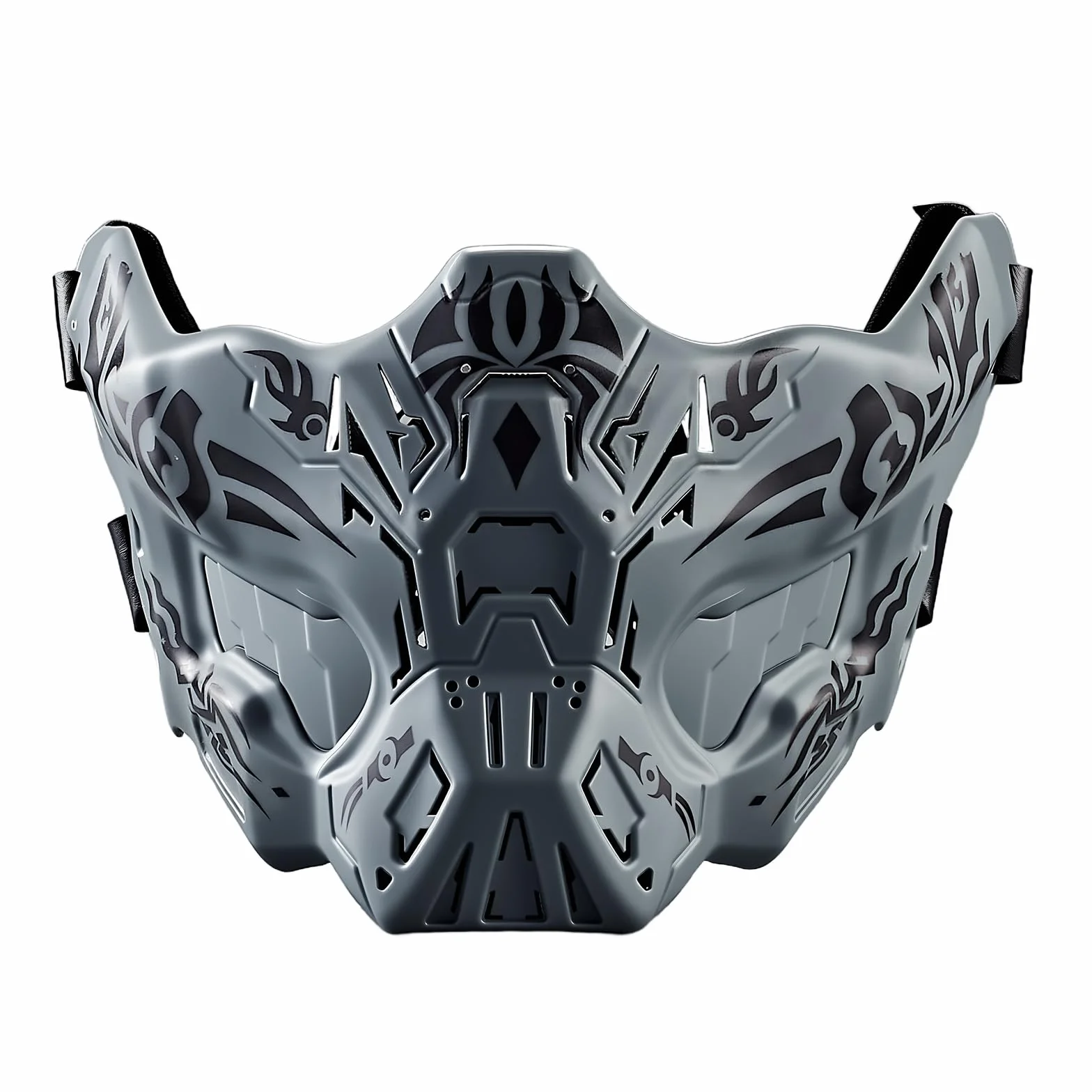 Máscara de media cara para airsoft paintball protección táctica antiempañamiento Halloween cosplay