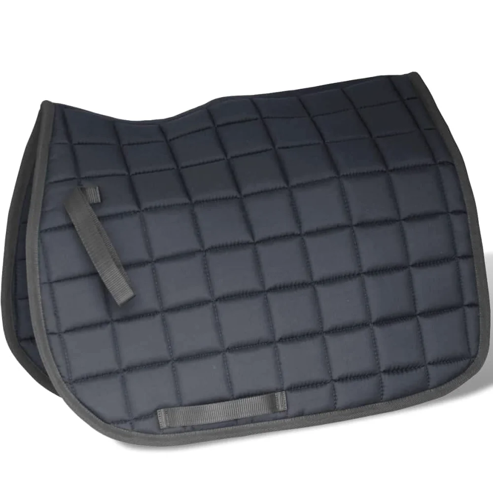 Equestrian - Outdoor Recreation - Juego de Sillines de montar a caballo 44,5 cm Cuero Real Negro 18 cm 5 en 1