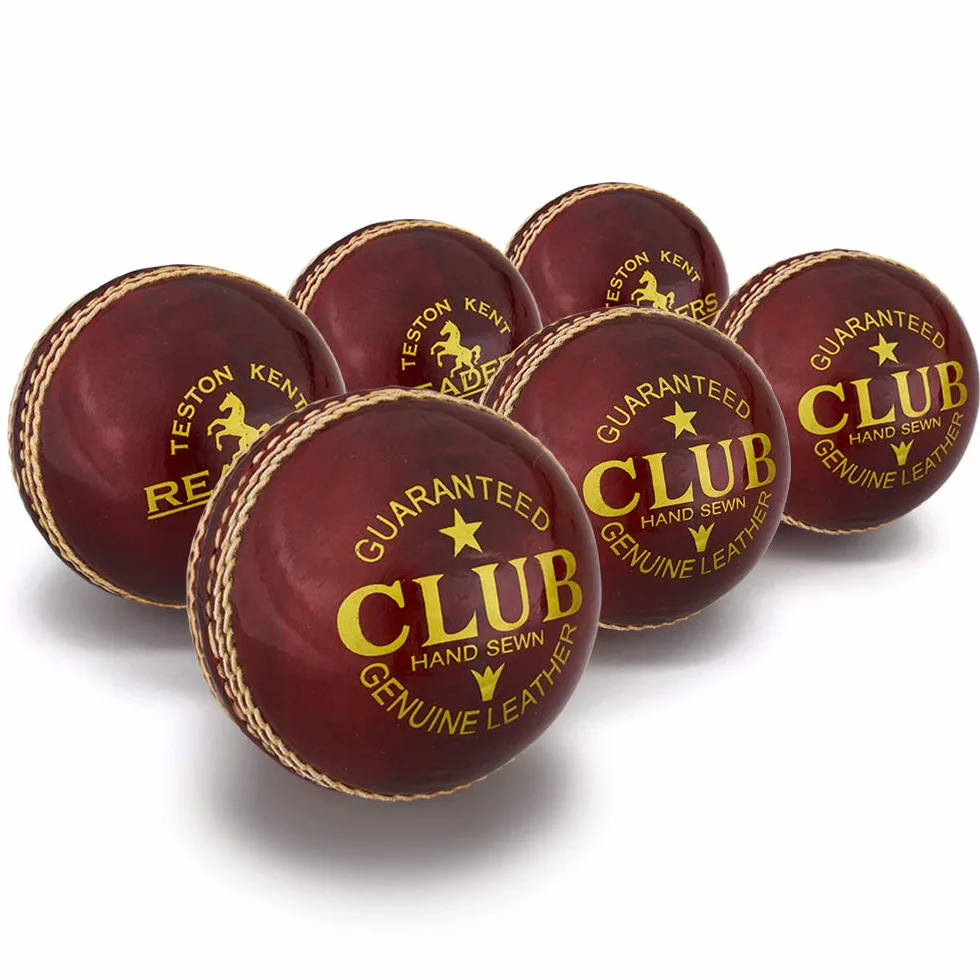 Readers Club Bolas de críquet 5.5oz Caja de 6 Rojo