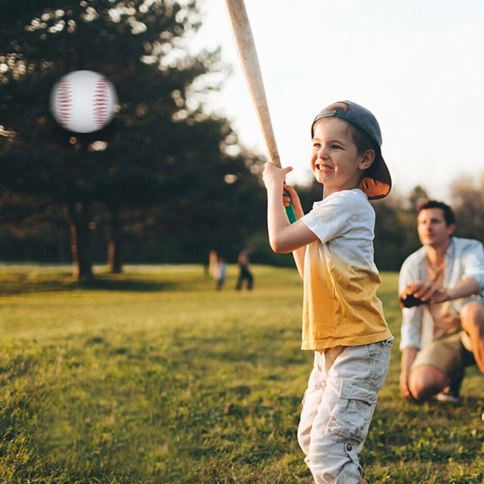 Pelotas de Béisbol Profesionales 4 Piezas, para Entrenamiento de Jóvenes Adultos y Juegos