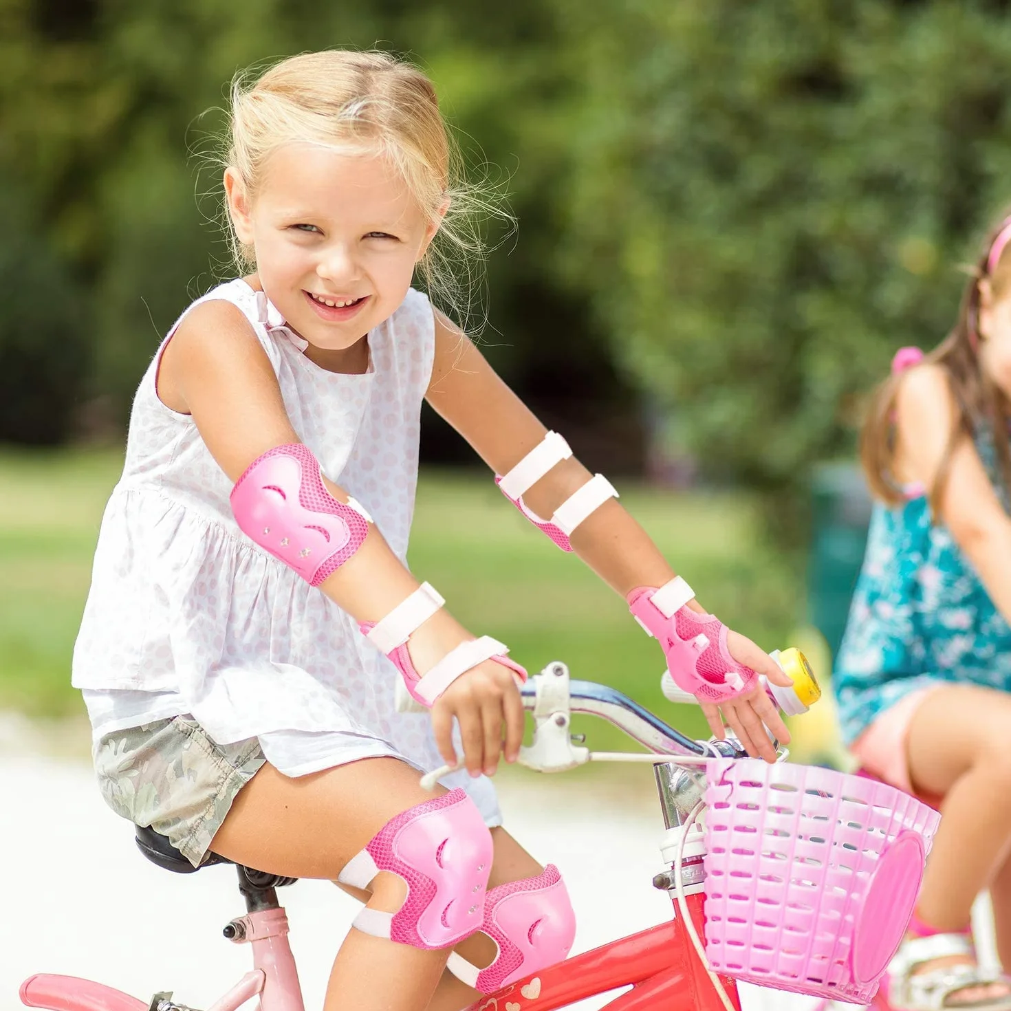 Protectores Deporte Niños 3 en 1 Rodilleras Coderas Muñequera Protección Anticaídas Patinaje Ciclismo