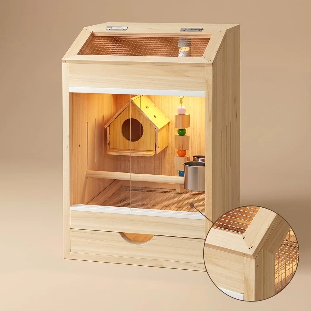 Caja Cría Termostática para Polluelos - Jaula Nido con Diseño Anti- - para Aves Corral, Paquete de Aislamiento térmico de 50 cm de Alto, Paquete 1