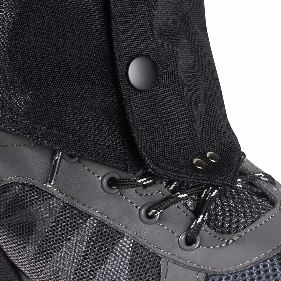 Polainas de Exterior Impermeables Rompevientos Poliéster Robustas Negras para Hombre y Mujer Talla única
