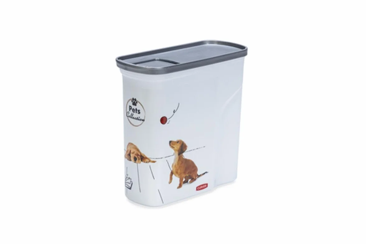 Curver PetLife - Contenedor de comida seca para perros, 20,5 x 8,6 x 19,40 cm