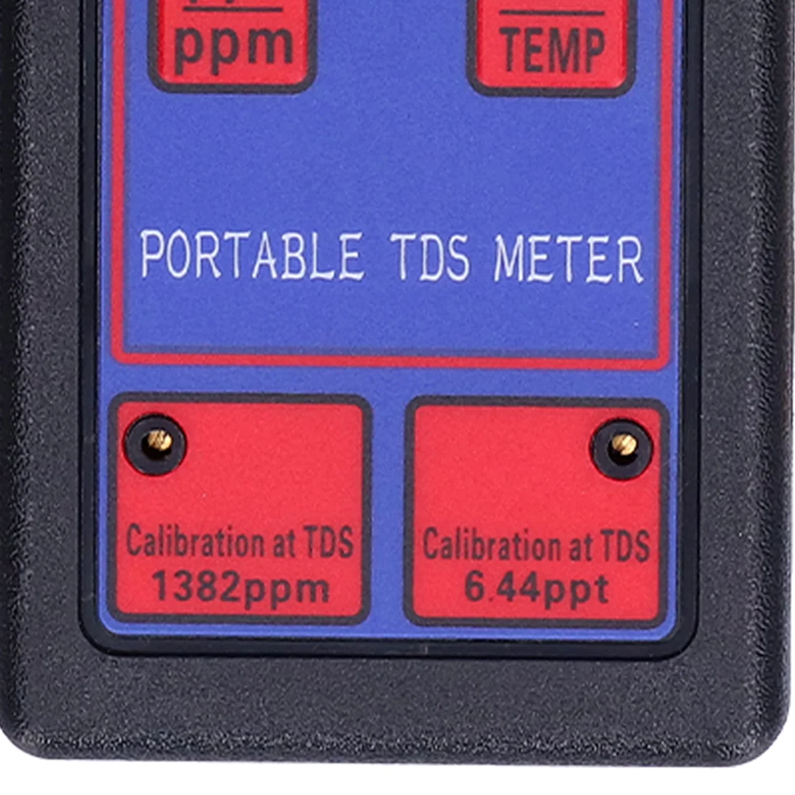 Medidor de temperatura TDS 2 en 1 Analizador portátil de calidad del agua Probador TDS con pantalla retroiluminada para piscina hidropónica Material ABS 6.5x3.0x1.2in