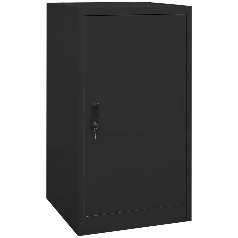 Genérico Armario para sillas de Montar Acero Negro 53x53x105 cm,Soportes para sillas de montar-339605