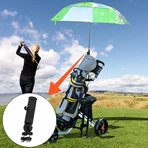 Soporte Paraguas Golf Ajustable Universal para Carro de Golf