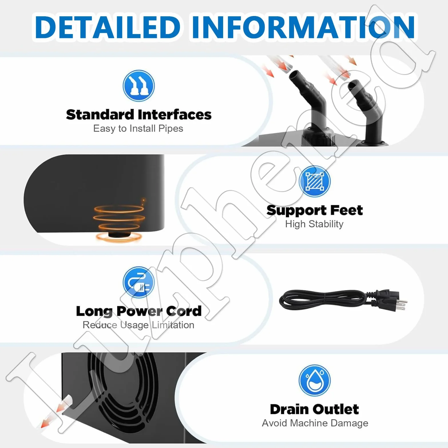 Sistema de refrigeración de acuario enfriador de agua con función de circulación, ideal para hidroponía, peceras, malezas, ajolote, medusas, coral y camarones, 160 L a 500 L
