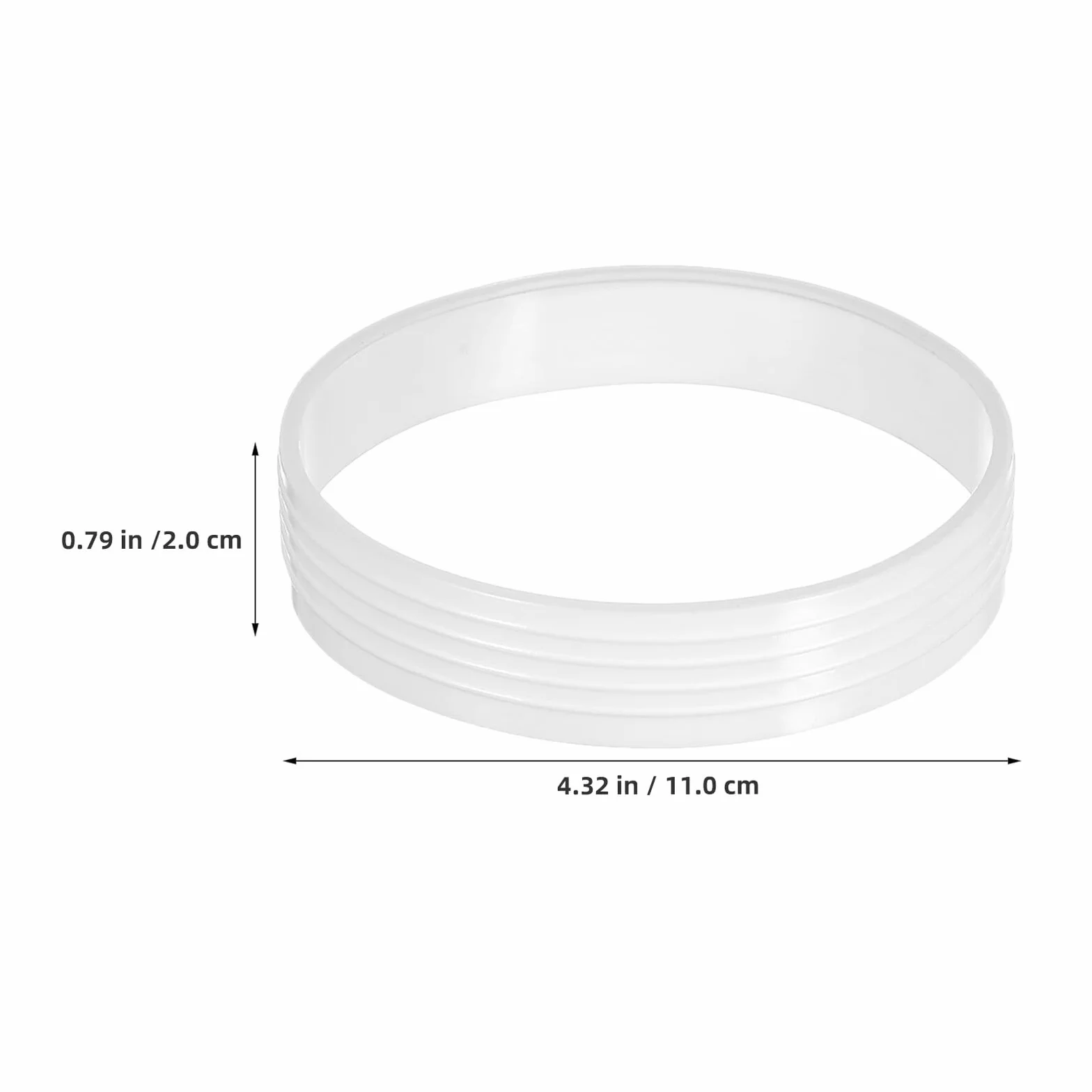 SOIMISS Anillos Blancos para Hoyos de Golf de 8 Piezas en Plástico PP