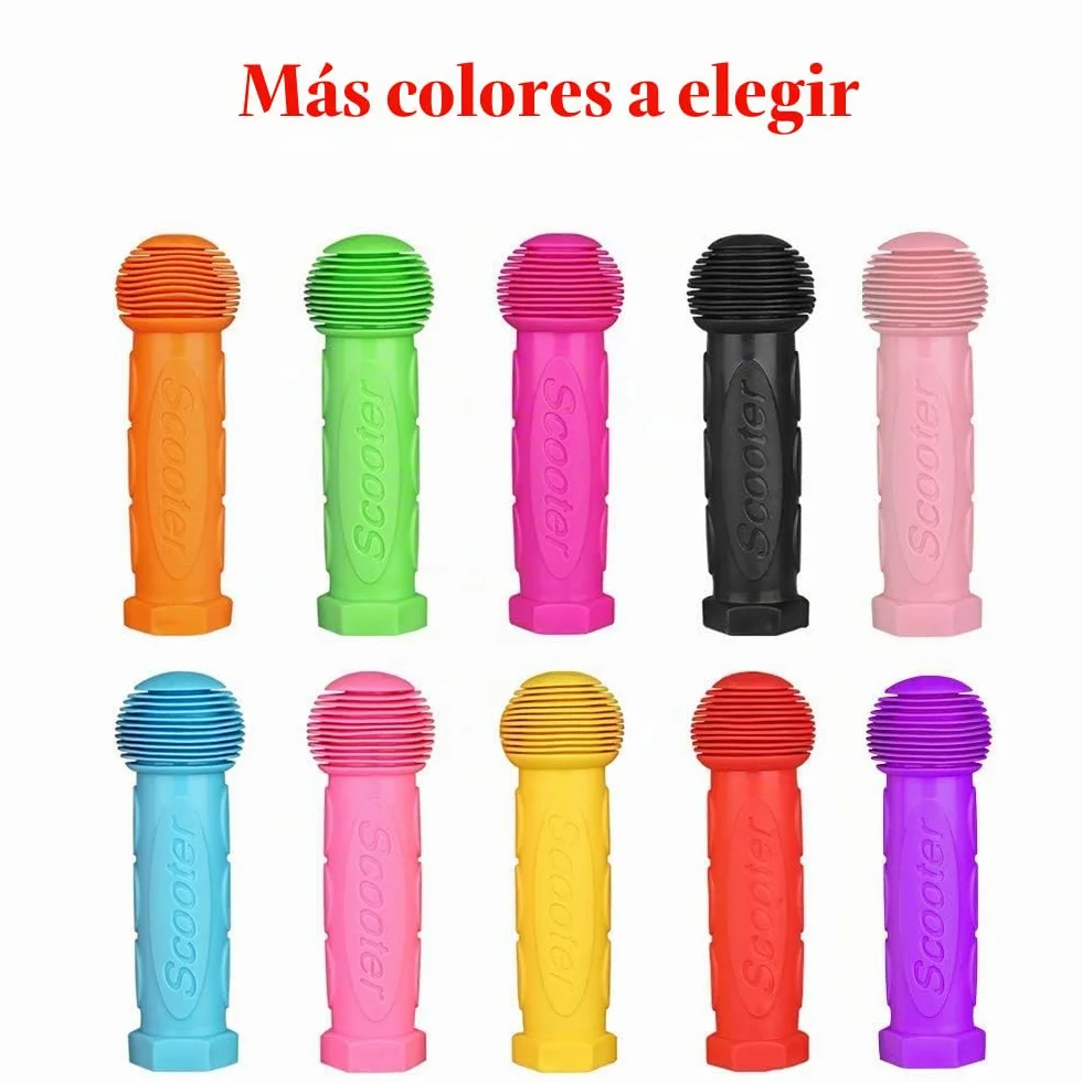 Manillar de agarre para patinete, 1 par de agarre de bicicleta para patinetes de 2-3-4 ruedas