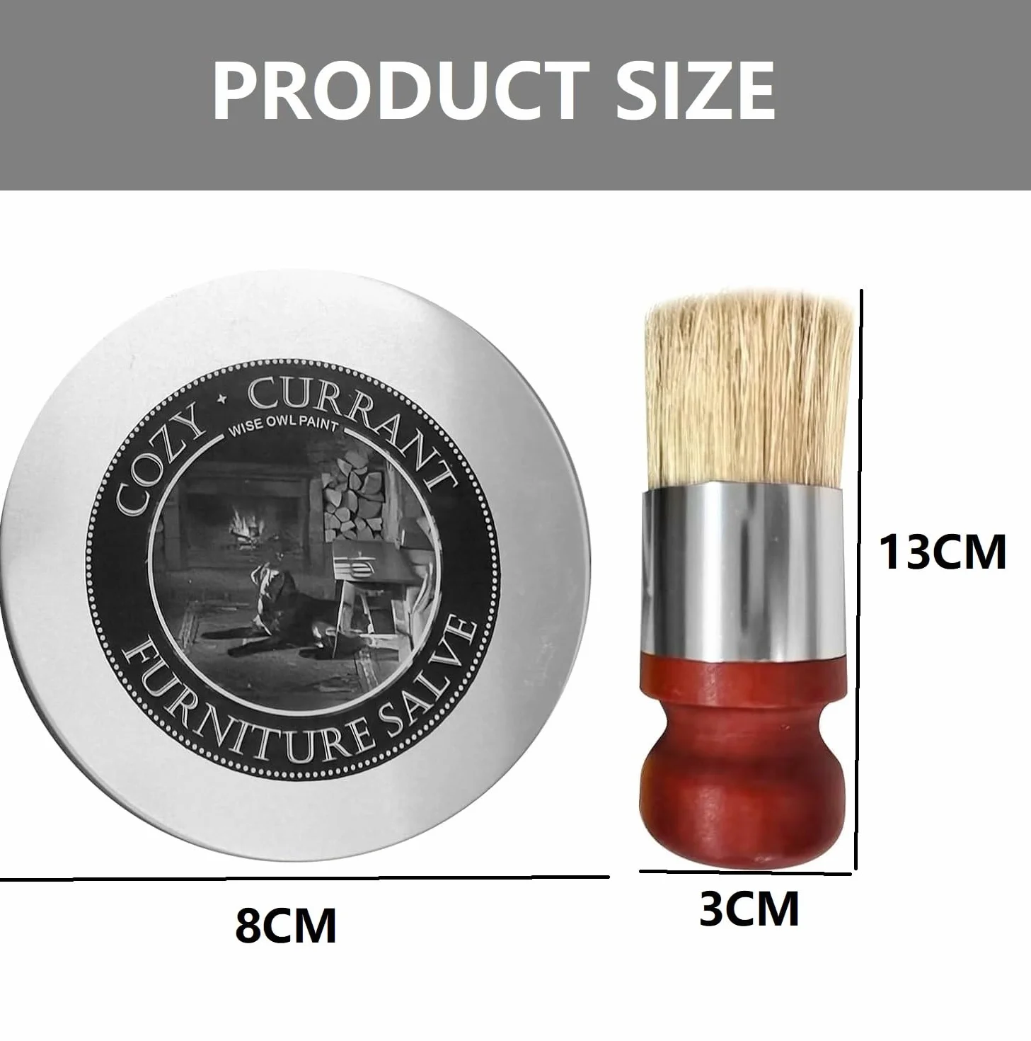 Furniture Salve,Ungüento para Muebles De Cuero,Bálsamo de Muebles,Ungüento de Cuero con Cepillo de,Leather Furniture Balm,Fácil de Usar,Adecuado Proteger Restaurar el Brillo de los Muebles Cuero,100g