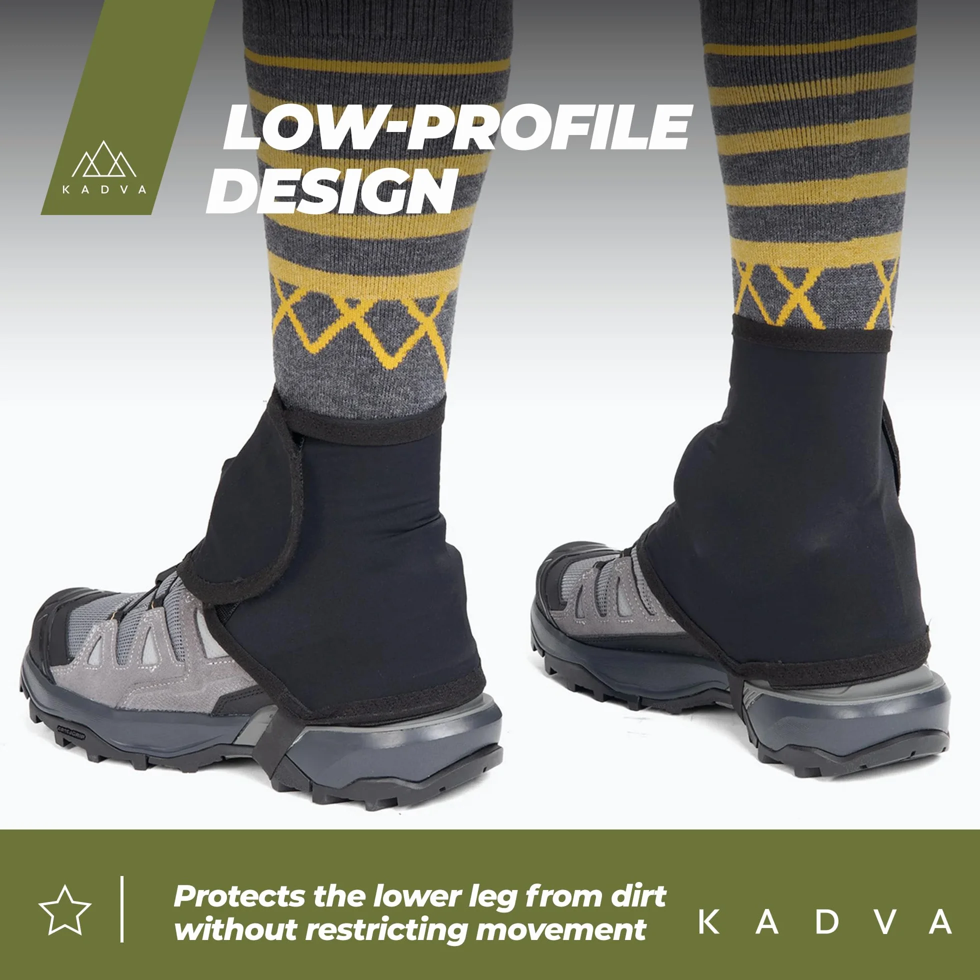 KADVA Nego Polainas de Nieve Adultos Unisex Negro Talla única
