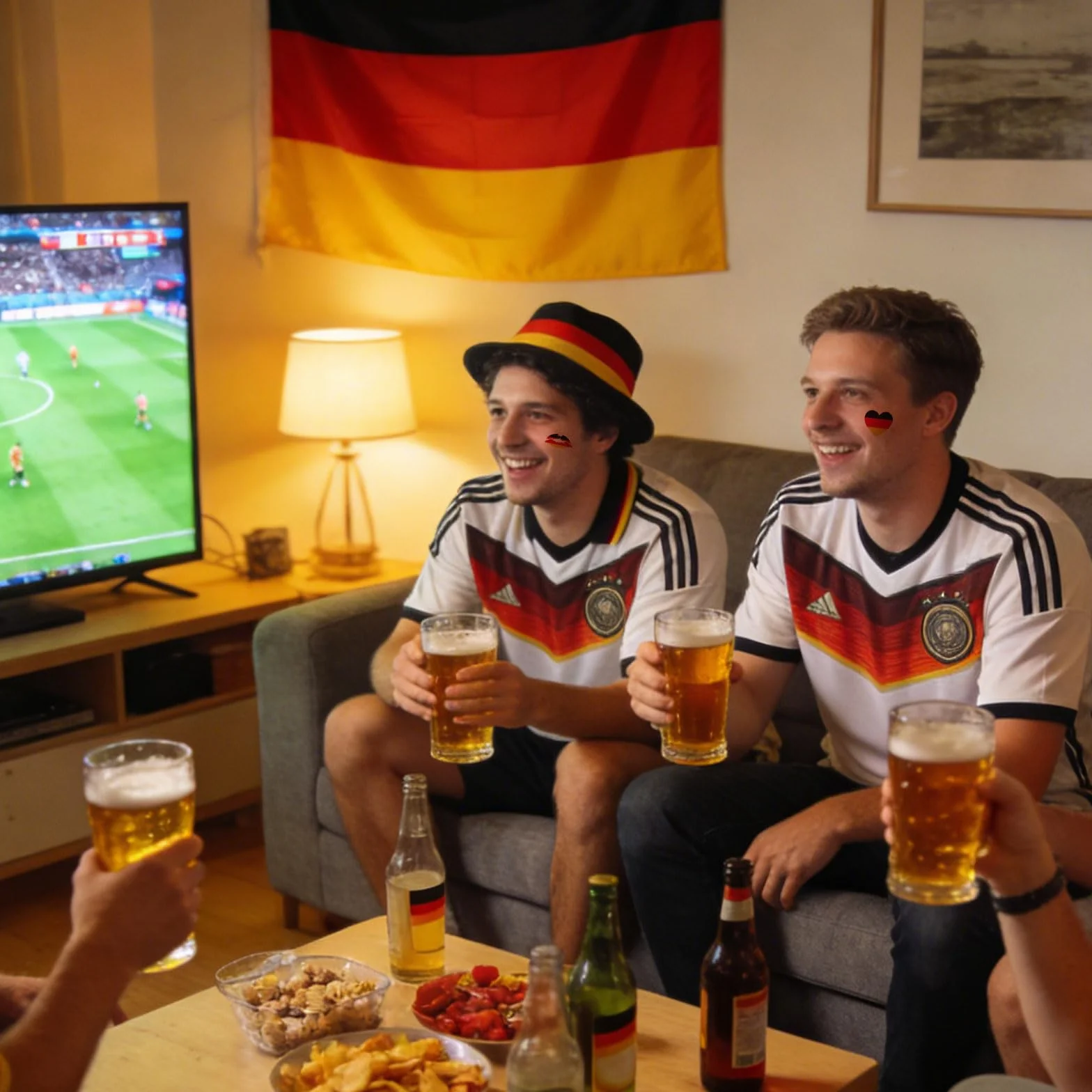 Pegatinas de Alemania 30 Piezas para Casco Fútbol 2026 Fan