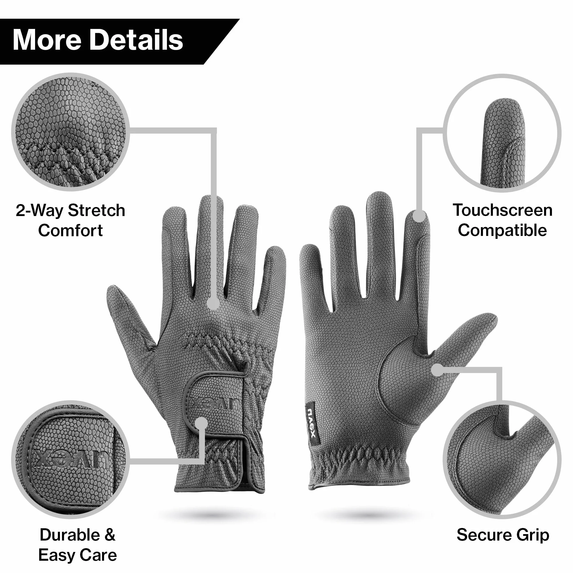 Uvex Sportstyle Guantes de equitación Unisex Adulto