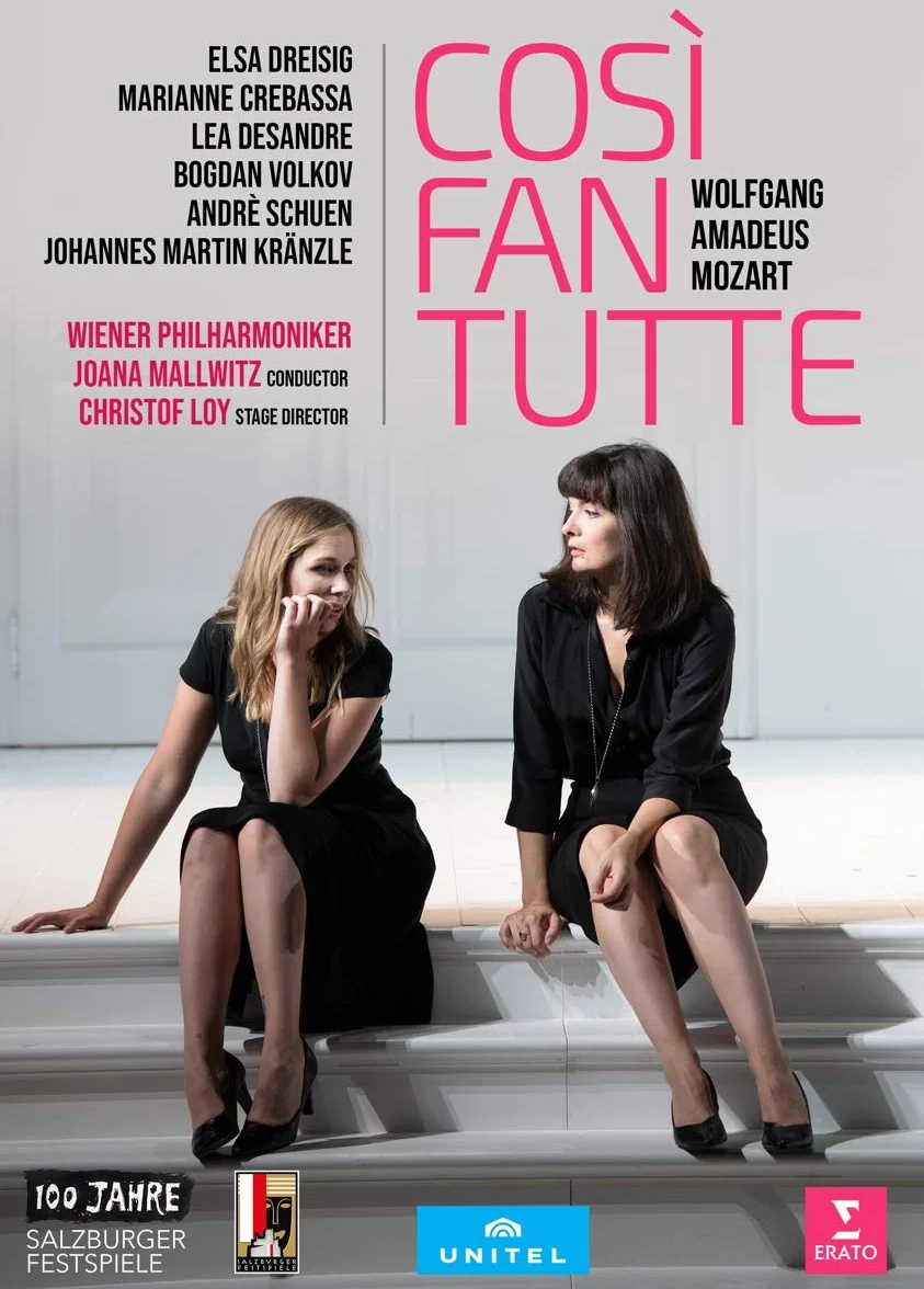Così Fan Tutte DVD Elsa Dreisig Marianne Crebassa Lea Desandre Bogdan Volkov André Schuen Johannes Martin Kränzle