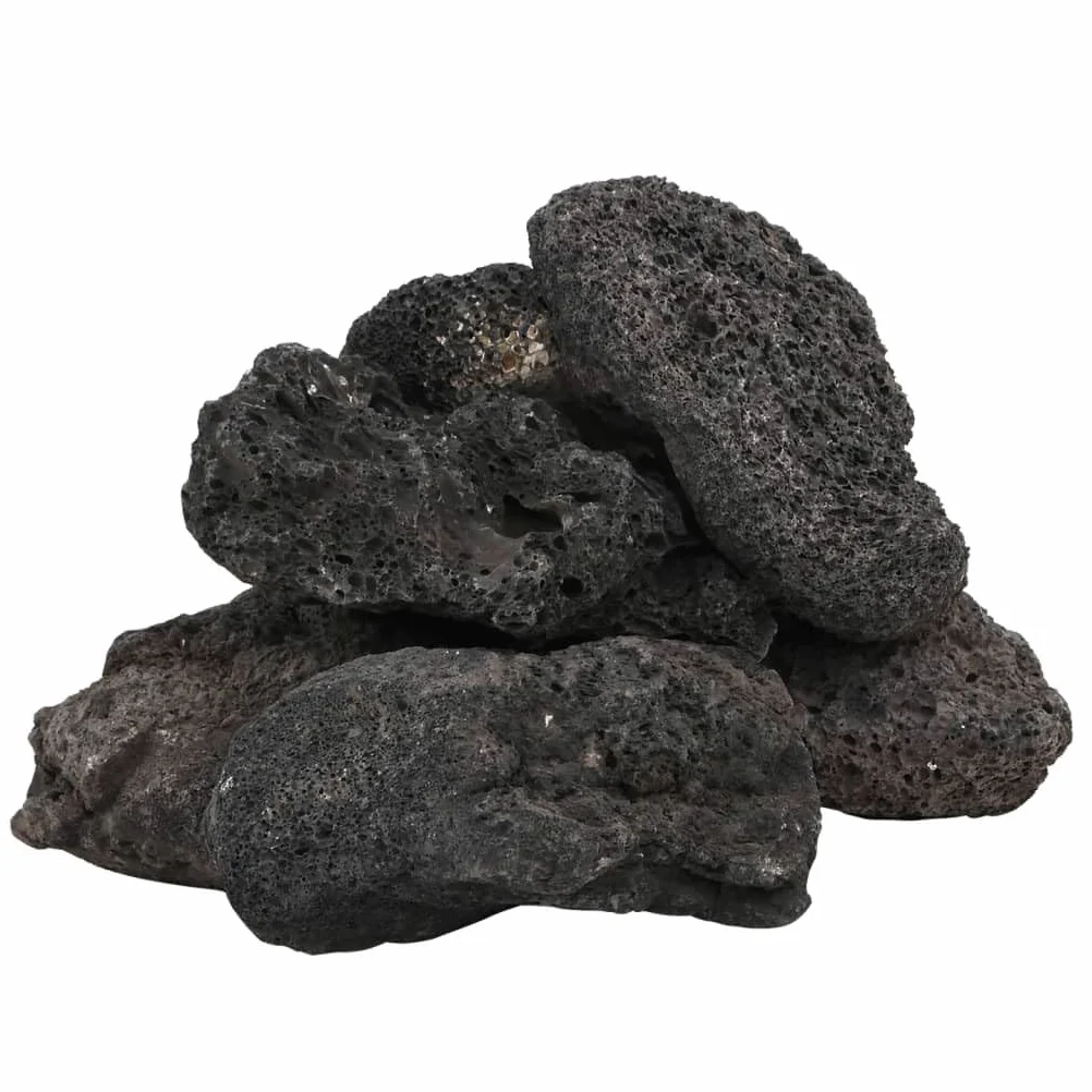 Genérico Rocas volcánicas Negras 25 kg 10-30 cm,Producto para Mascotas y Animales,Productos para Mascotas,Productos para Peces,Decoración de acuarios-3217189