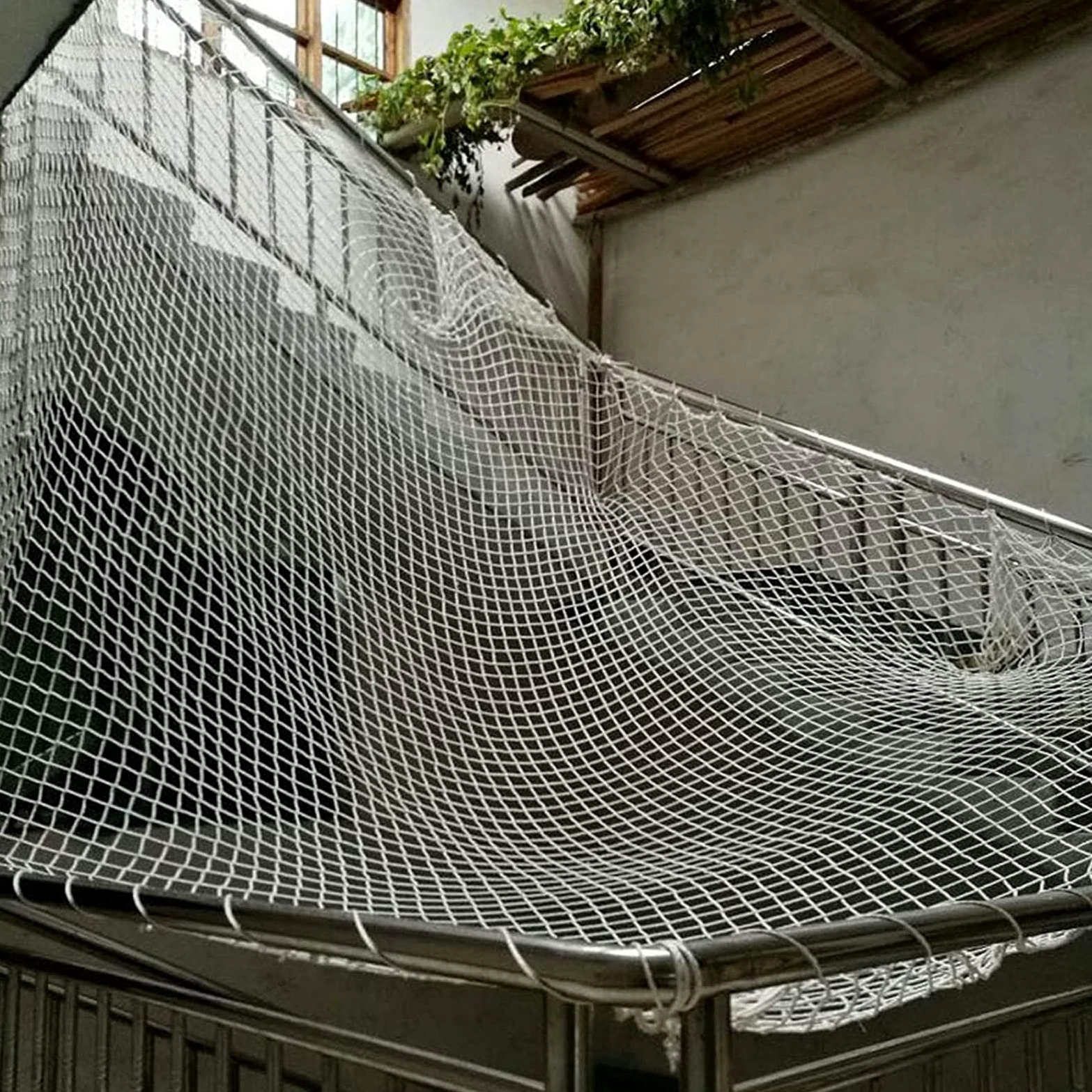 Red de Cuerda Red de Nailon ​Resistente Redes para Balcones Anticaida Malla Diámetro 10cm/5cm/3cm para ​Patios y Barandillas al Aire Libre (Color : 10cm Mesh, Size : 4x8m(13x26ft))
