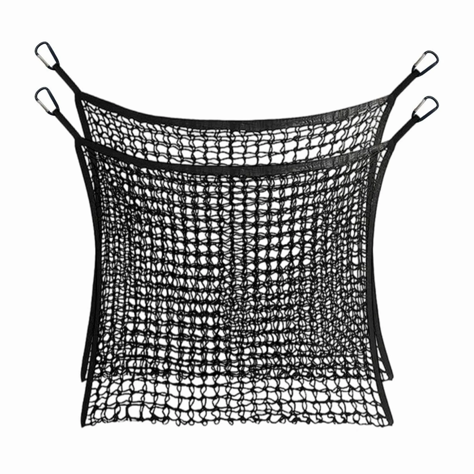 de Heno Bolsa de 0,9 x 0,8 m con Correas | Red para Heno de Rudo para Ovejas, Ganado, Establos, Paseos a Caballo, Transporte, Granja