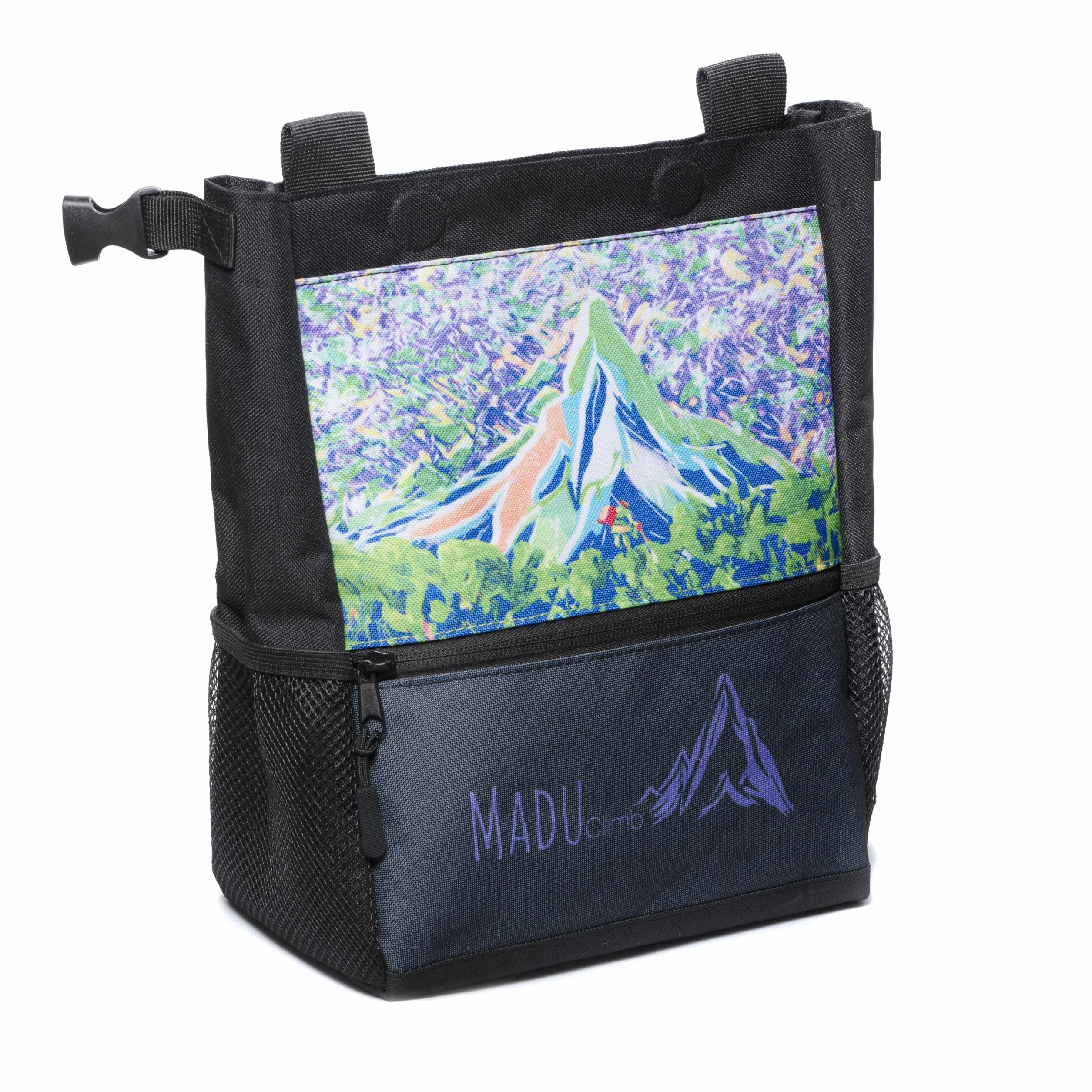 Cubo de tiza grande para escalada en roca