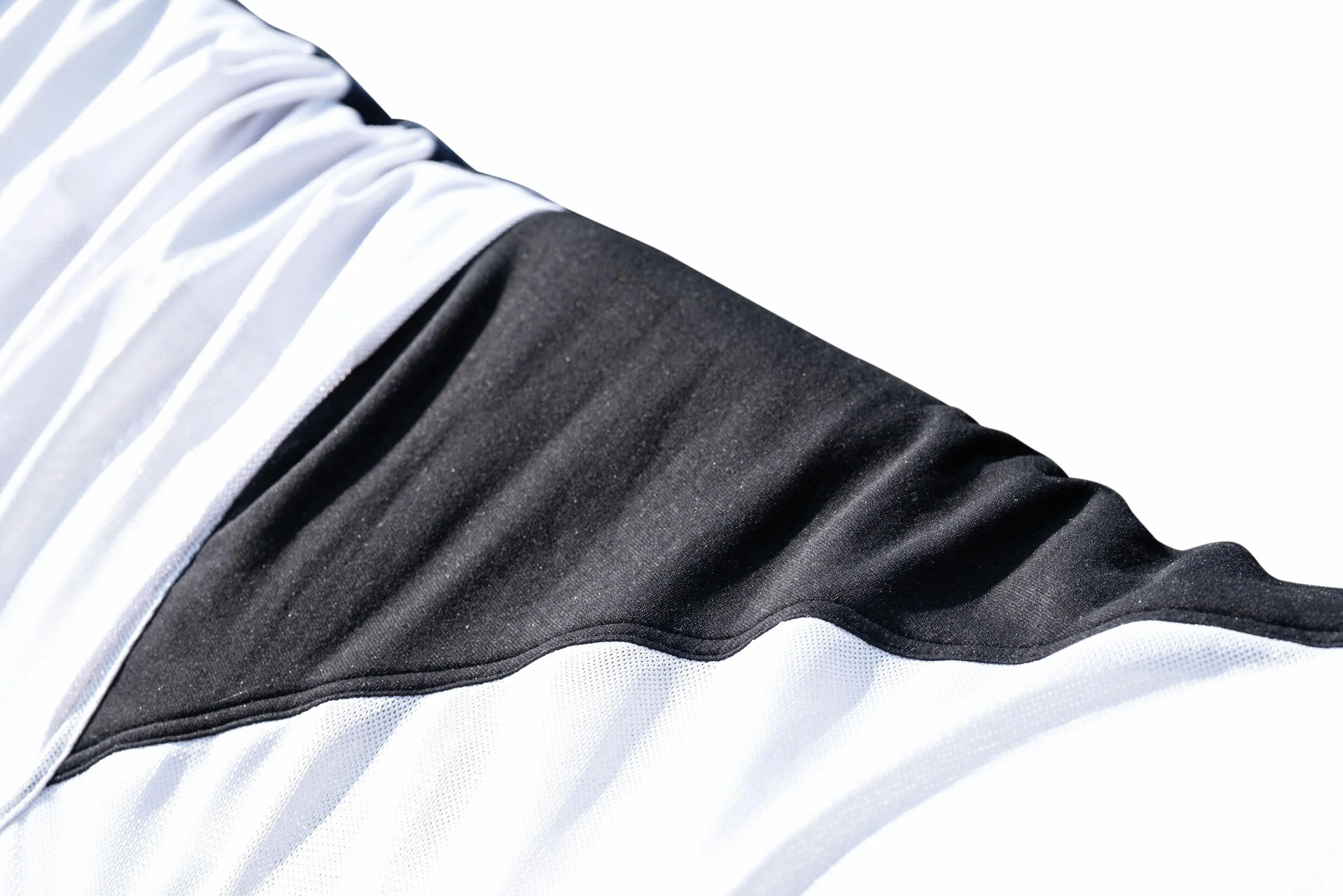 HKM Strong Manta anti-moscas con cuello Azul/Blanco/Gris 145