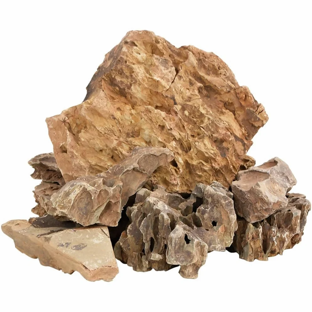 Genérico Piedras de dragón marrón 25 kg 5-30 cm,Producto para Mascotas y Animales,Productos para Mascotas,Productos para Peces,Decoración de acuarios-3217167