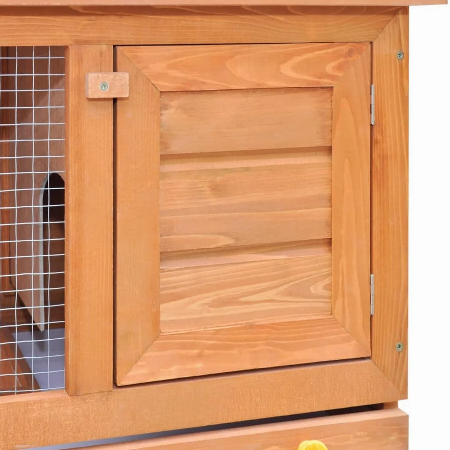 JUDYY Casa de Animales pequeños Jaula conejera 1 Puerta, Casa Conejo, Jaula De Conejo, Casa Cobaya, Casita Conejo, Escondite Grande para Erizo, Jaula Hamster, Madera
