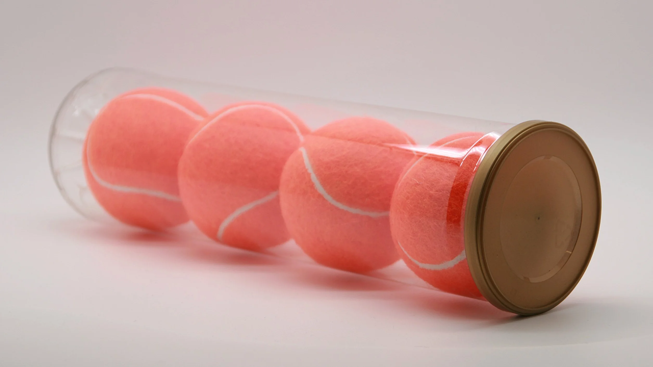 Pelotas de tenis de colores naranja 4 unidades fabricadas en el Reino Unido
