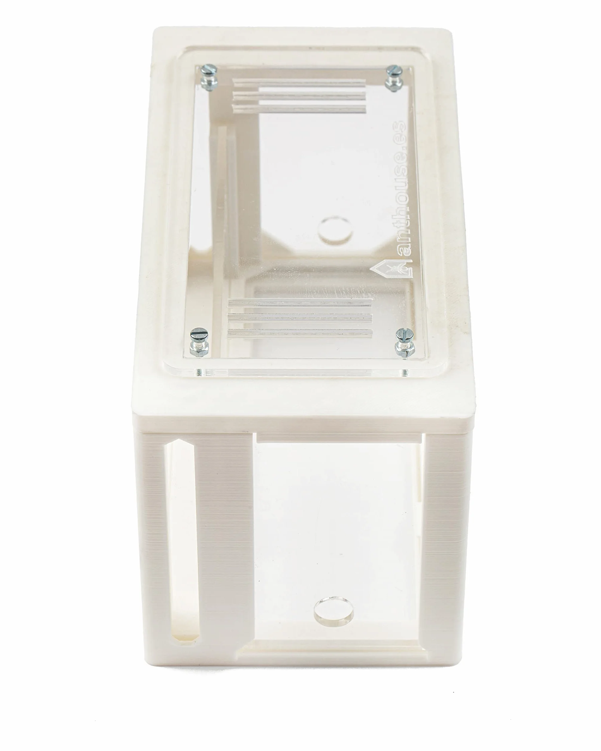 AntHouse.es - Hormiguero de Arena 3D | Kit de Inicio 20x10x10 cm | Granja de Hormigas Color Blanco | Hormigas Incluidas
