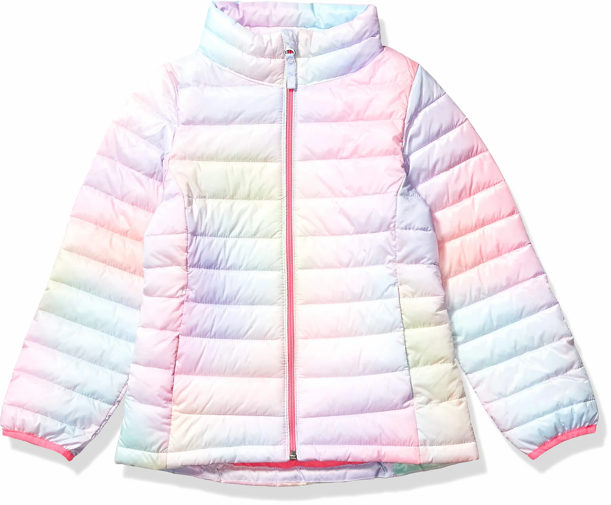 Amazon Essentials Chaqueta Acolchada Plegable Resistente a la Lluvia Niña