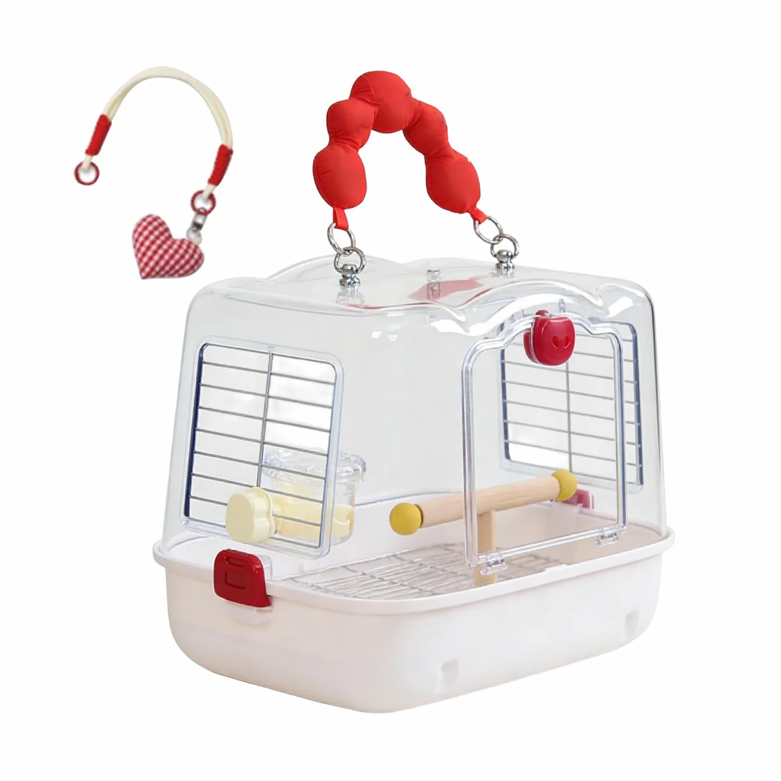 Jaula De Viaje Para Aves Bolsa de Transporte Ligera para Loros | Mochila de Transporte para Periquitos para Paseos al Aire Libre y Aventuras de Ninfas Periquitos y Agapornis