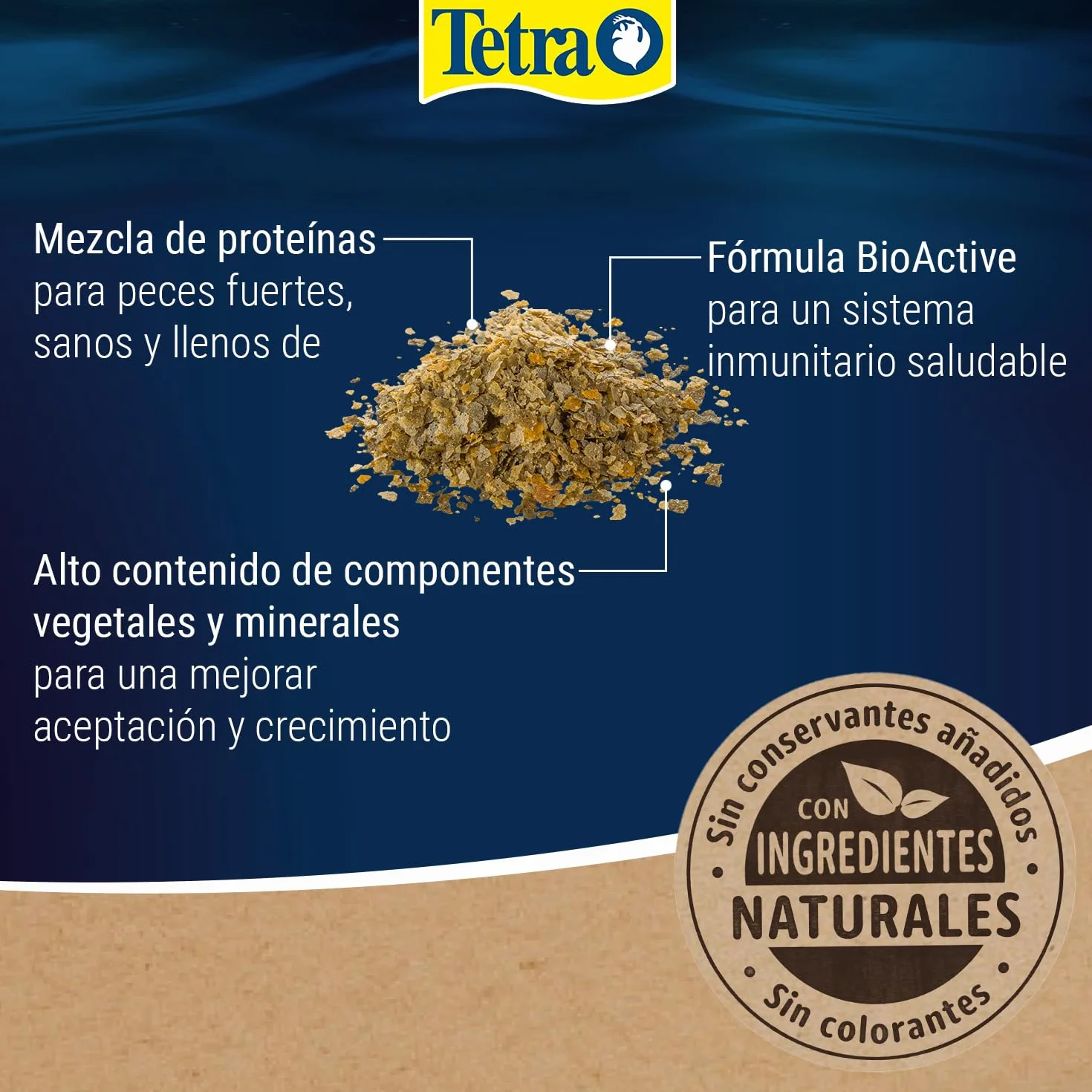 Tetra Guppy Mini Flakes - comida equilibrada y rica en nutrientes para guppys, lata 250 ml