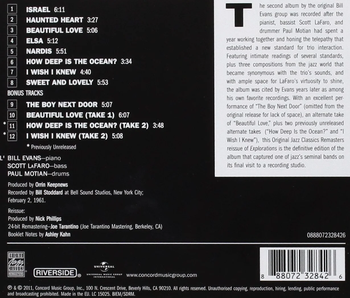 Explorations (OJC Remasters)