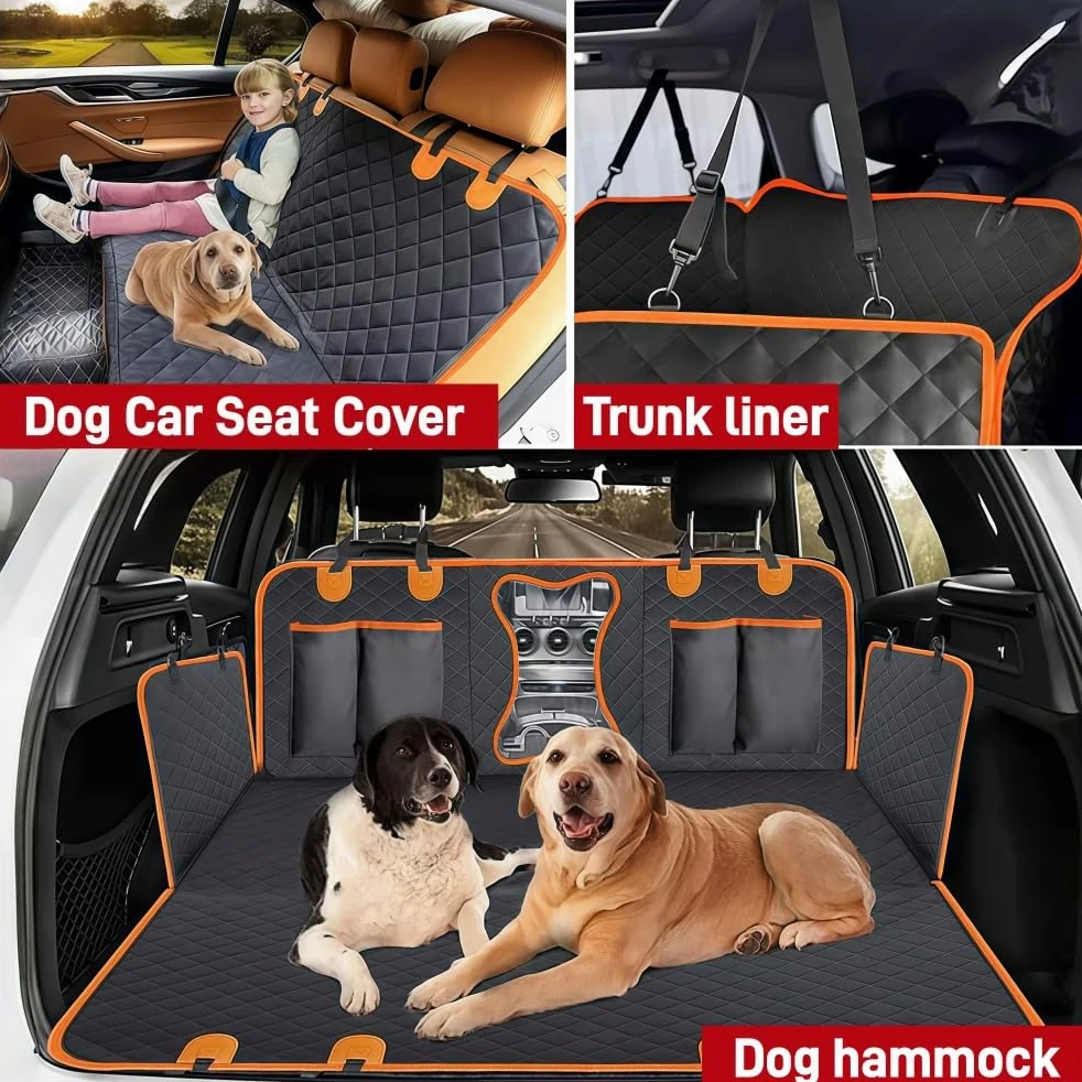 Funda Coche Perro para Lexus NX 2014-2024 | Impermeable y Antideslizante Resistente a Arañazos Tela Reforzada con Ventana de Malla Visible y Cremallera 137X147 CM