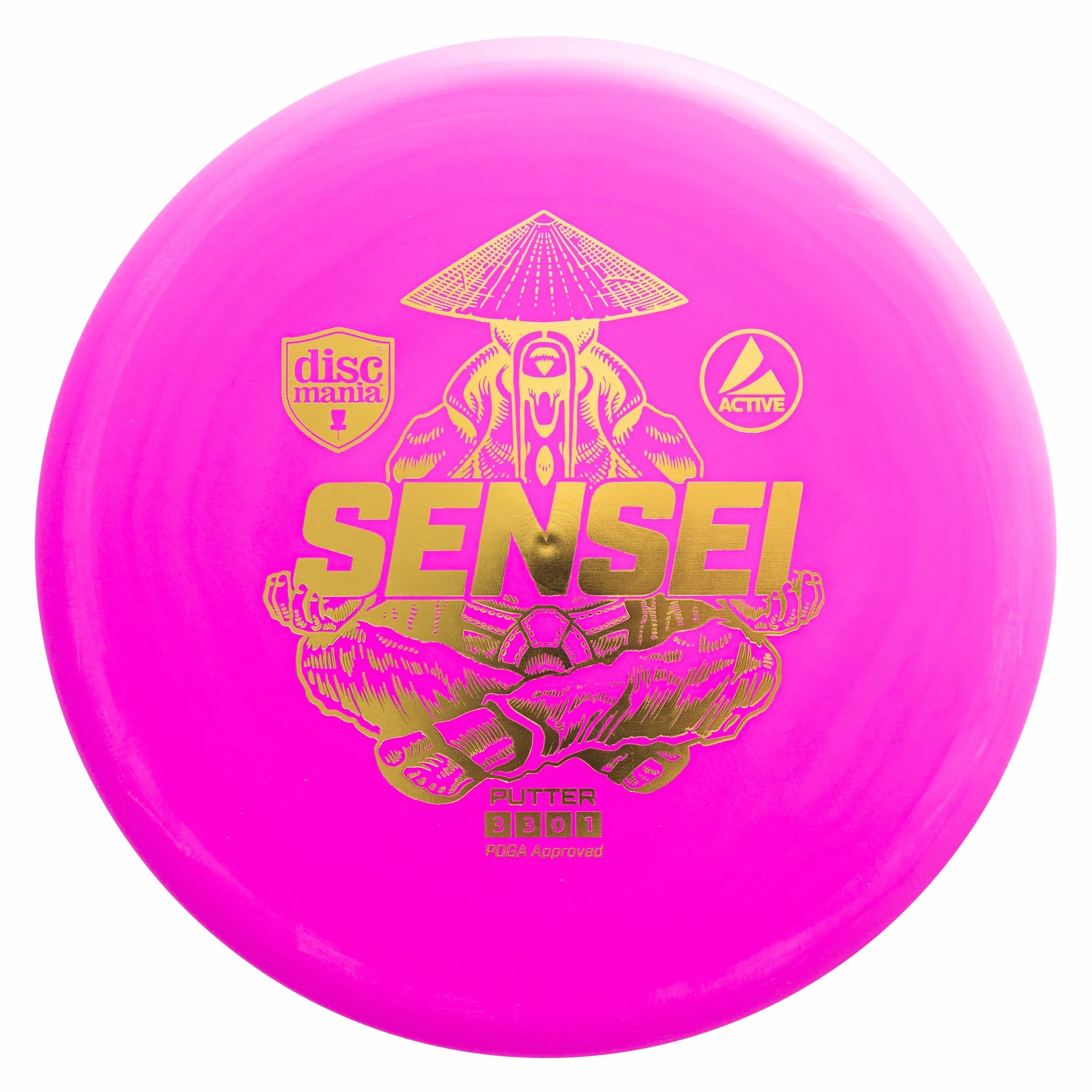 Discmania Disc Golf Active-Line Sensei Putter Rosa Mixta, Medio