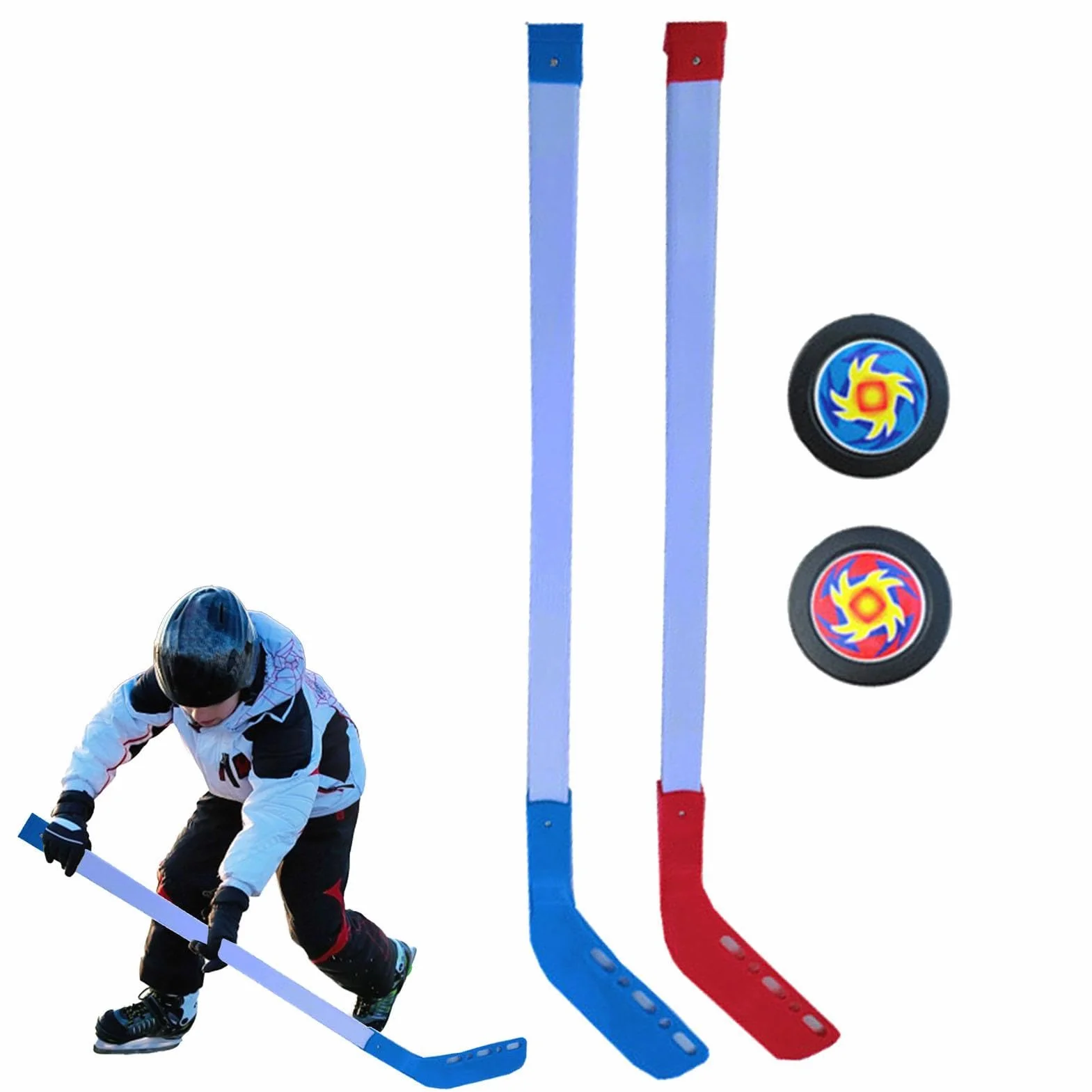 Palos de Hockey sobre Hielo Junior Adultos Alas Izquierdas Derechas Longitud Club