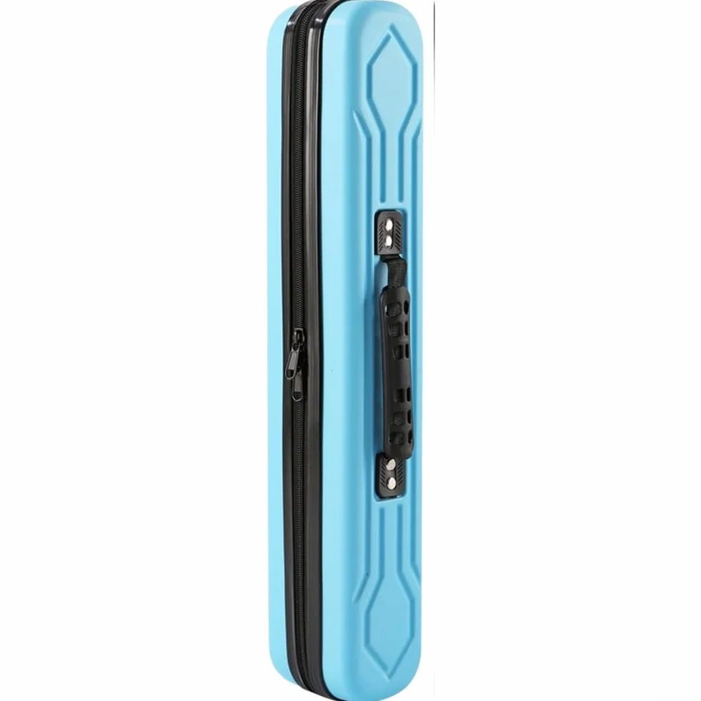 Funda impermeable PVC para caña de pescar 45 cm azul