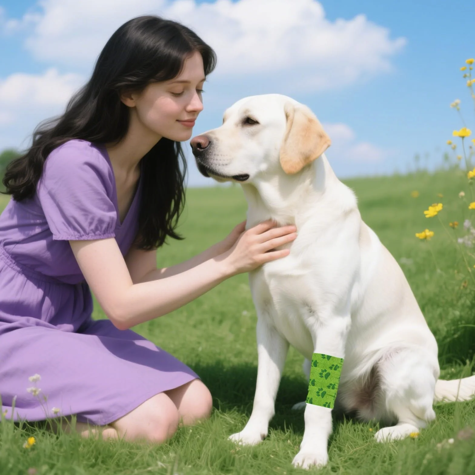 12 piezas de vendas autoadhesivas, venda cohesiva, vendas cohesivas y venda autoadhesiva elástica para perros, caballos y otros animales – Ideal para cuidar articulaciones, tobillos y más, 5cm x 4,5 m