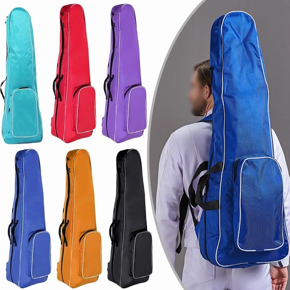 Mochila Oxford 1680D para equipo de esgrima – Bolsa de almacenamiento gran capacidad, 43.7 x 13.4 x 6.7 pulgadas