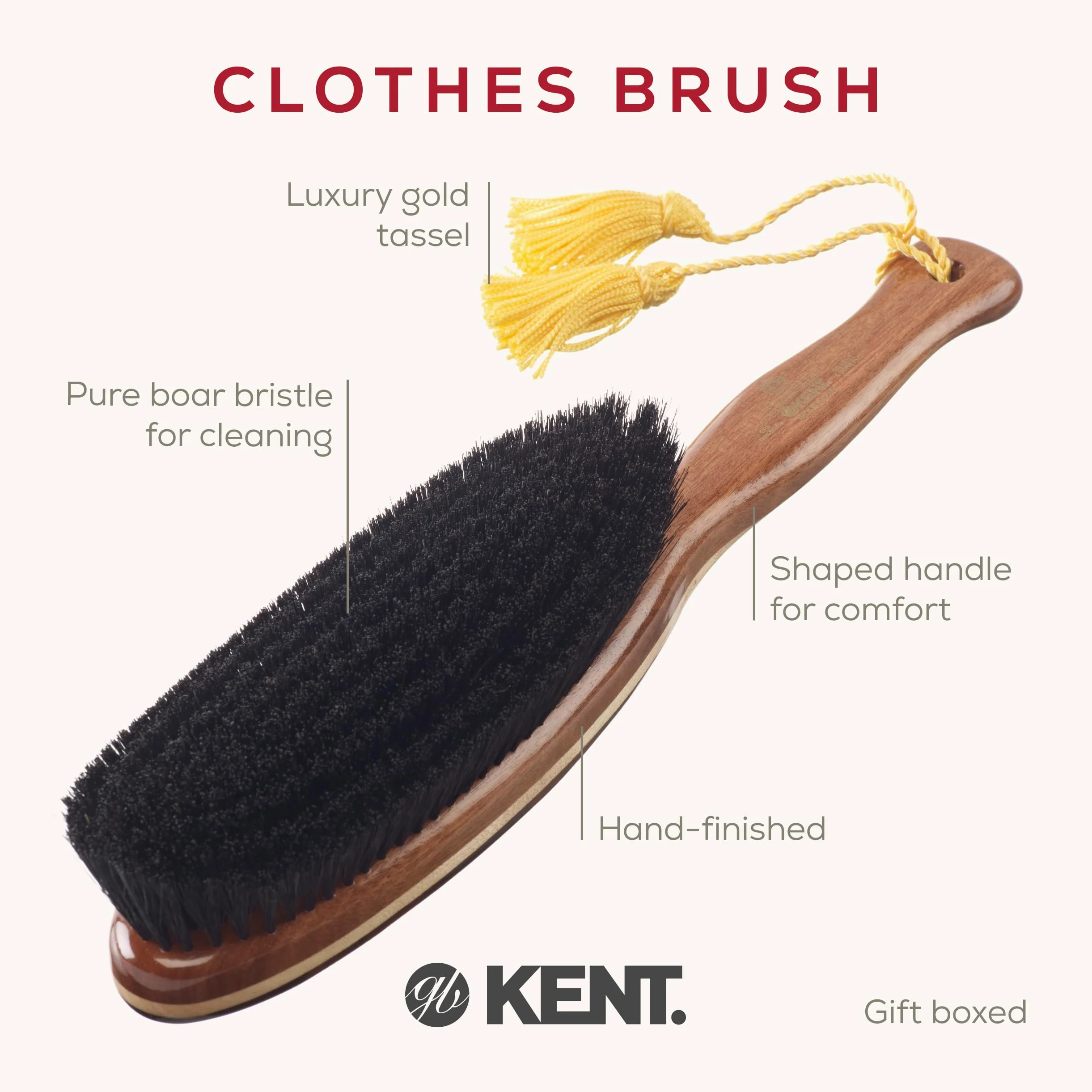 Kent Brushes Cepillo de Ropa (CR8)