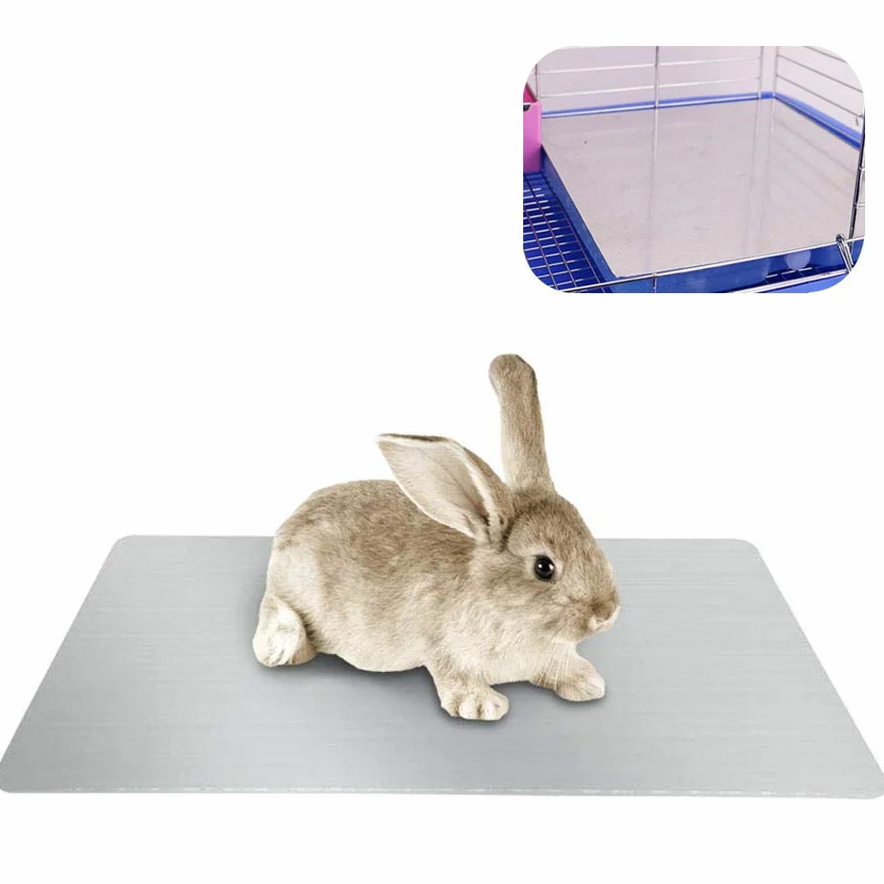 Almohadilla de Enfriamiento para Conejos, Alfombra de Enfriamiento para Mascotas Conejito Chinchilla Conejillo de Indias Hámster y Otras Mascotas se Mantienen Frescas Este Verano (30x20cm)