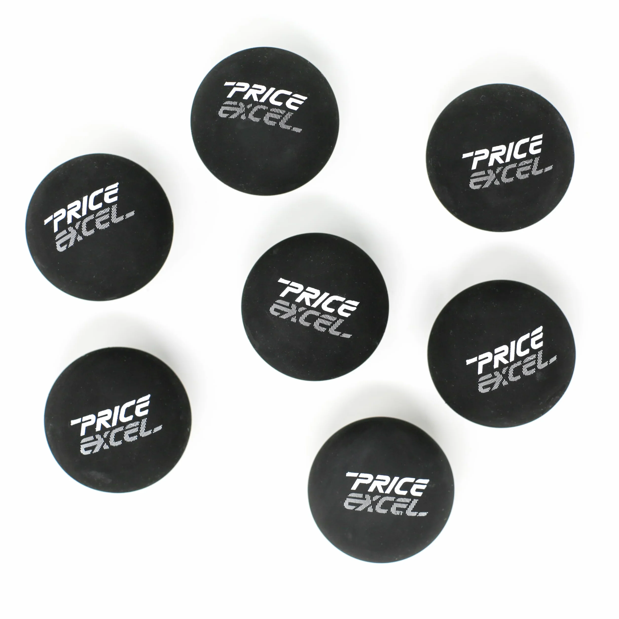 Price's Excel Black Squash 57 Pelotas de raqueta