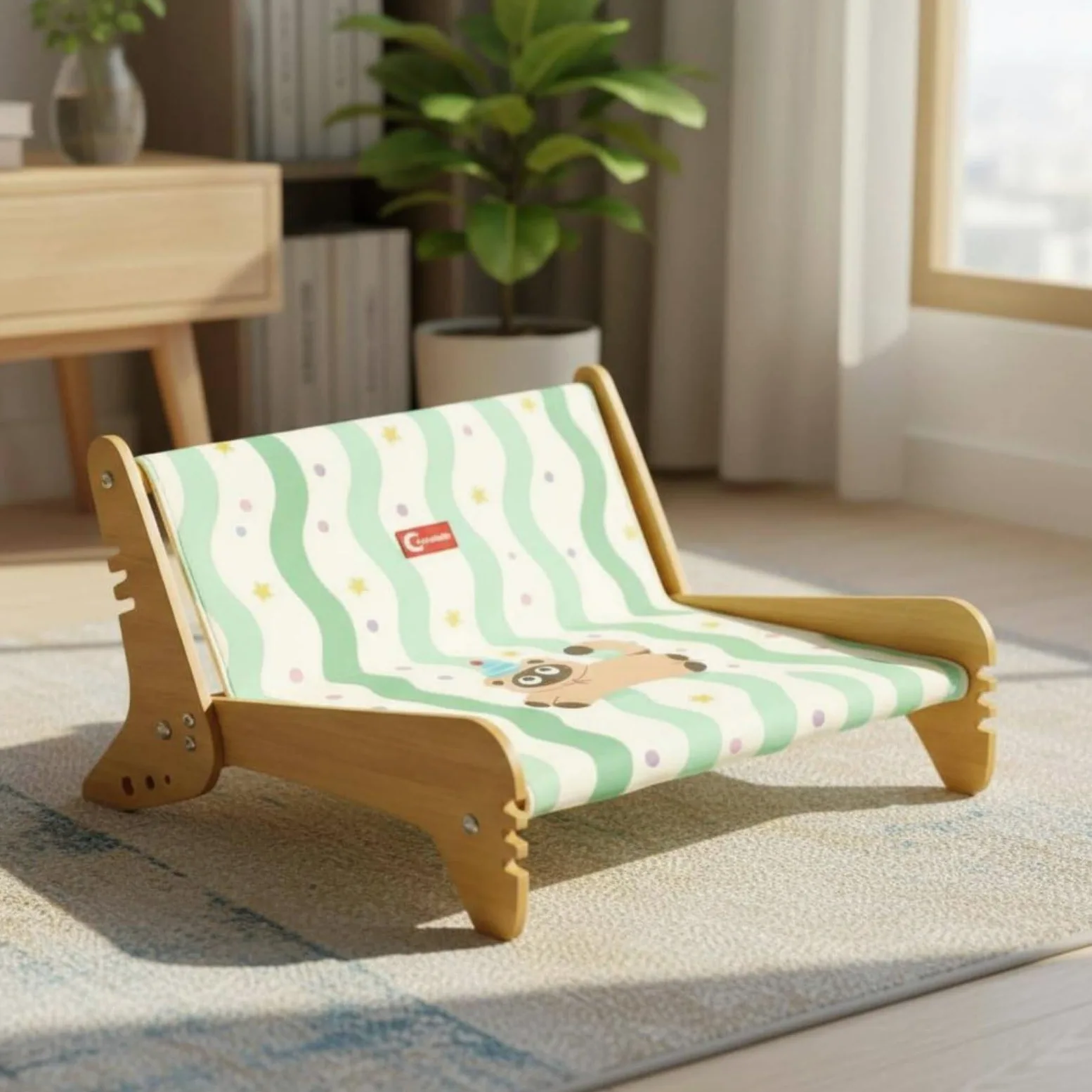 Mascotas Rascador Cómodo para Perros Pequeños, Interior, Junto a la, 63.5 49 36cm, Estilo Dos