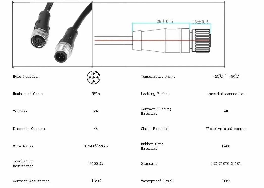 Cable troncal marino NMEA 2000 4M para Garmin Lowrance Simrad Navico