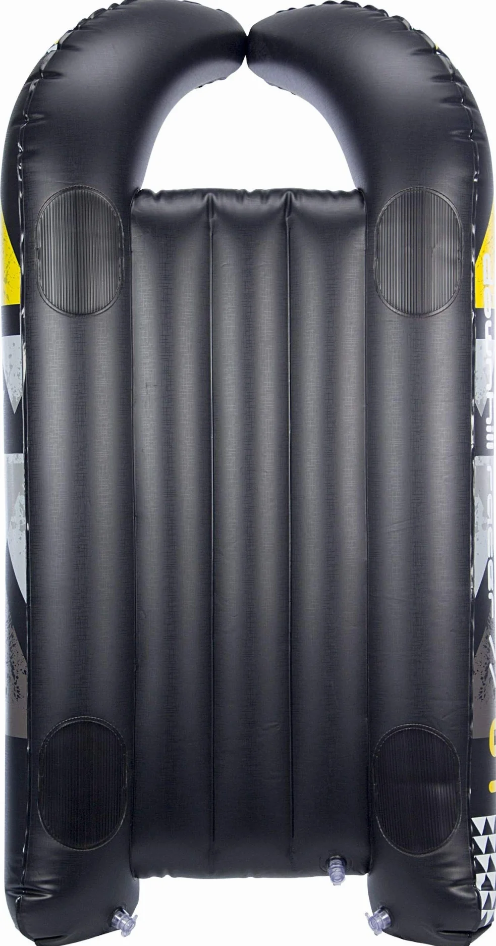 Tobogan Inflable Restart, Talla Única, Negro Gris Amarillo